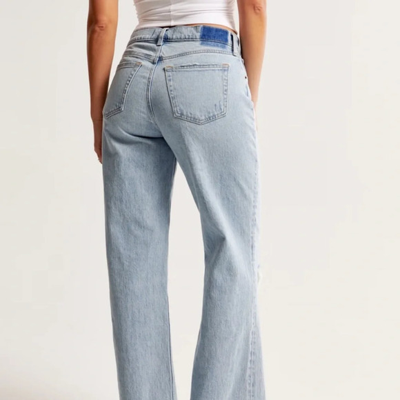 Abercrombie & Fitch baggy low rise jeans casual plus-size stylish - Picture 3 of 10